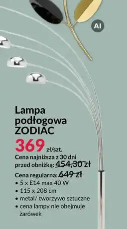 Agata Meble Lampa podłogowa zodiac oferta