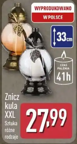 ALDI Znicz kula XXL oferta