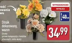 ALDI Sztuka Stroik dekorowany, wazon oferta
