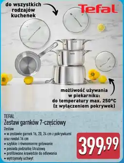 ALDI TEFAL Zestaw garnków 7-częściowy oferta