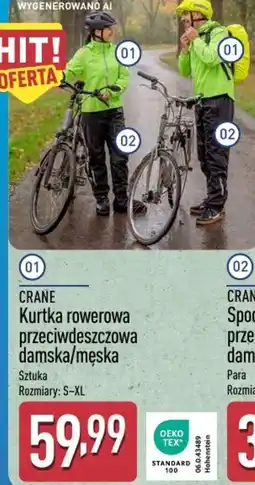 ALDI Crane Kurtka rowerowa przeciwdeszczowa damska/męska oferta