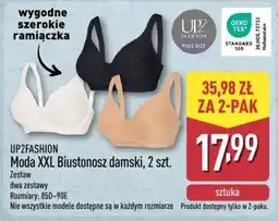 ALDI UP2FASHION Moda XXL Biustonosz damska oferta