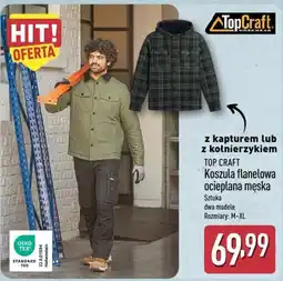 ALDI TOP CRAFT Koszula flanelowa ocieplana męska oferta
