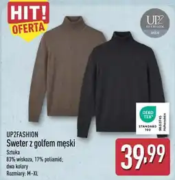 ALDI UP2FASHION Sweter z golfem męski oferta