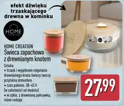 ALDI HOME CREATION Świece zapachowa z drewnianym knotem oferta