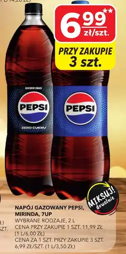 Top Market Napój gazowany Pepsi, Mirinda, 7UP oferta