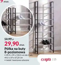 Agata Meble Półka na buty 8-poziomowa oferta