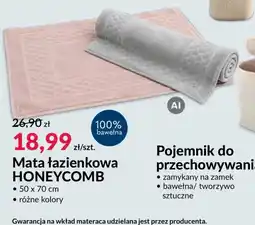 Agata Meble Mata łazienkowa HONEYCOMB oferta