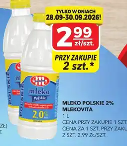 Top Market Mleko Polskie 2% Mlekovita oferta