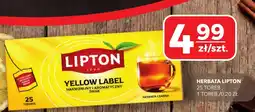 Top Market Herbata Lipton Yellow Label oferta