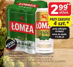 Top Market Piwo Łomża oferta