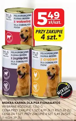Top Market Mokra karma dla psa Fiona&Atos oferta