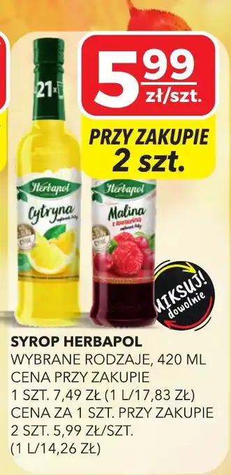 Syrop Herbapol Wybrane Rodzaje