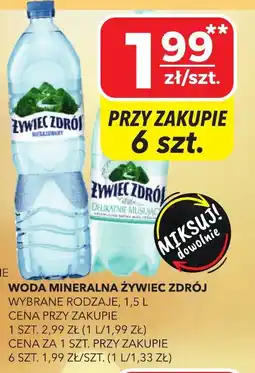 Top Market Woda mineralna Żywiec Zdrój oferta