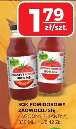 Top Market Sok Pomidorowy Łagodny Pikantny oferta