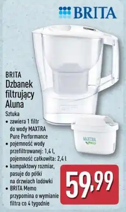 ALDI BRITA Dzbanek filtrujący Aluna oferta