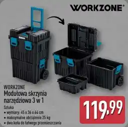 ALDI WORKZONE Modułowa skrzynia narzędziowa 3 w 1 oferta