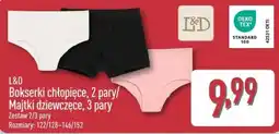 ALDI L&D Bokserki chłopięce, Majtki dziewczęce oferta