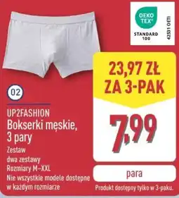 ALDI UP2FASHION Bokserki męskie oferta