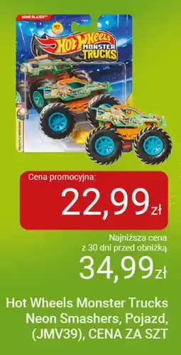 Smyk Hot Wheels Monster Trucks Neon Smashers oferta