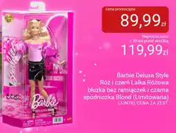 Smyk Barbie Deluxe Style Róż i czerń Lalka Różowa oferta