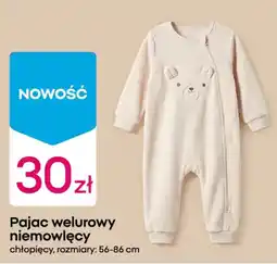 Pepco Pajac welurowy niemowlęcy oferta