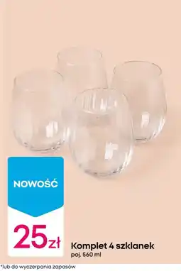 Pepco Komplet 4 szklanek oferta