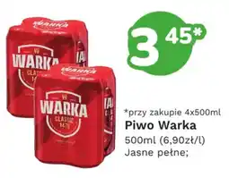 Limonka Piwo Warka oferta