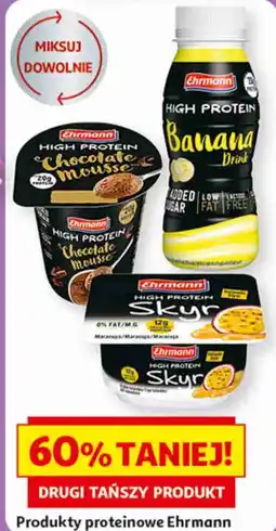 Auchan Produkty proteinowe Ehrmann oferta
