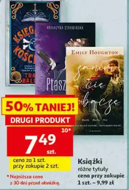 Auchan Książki różne tytuły oferta