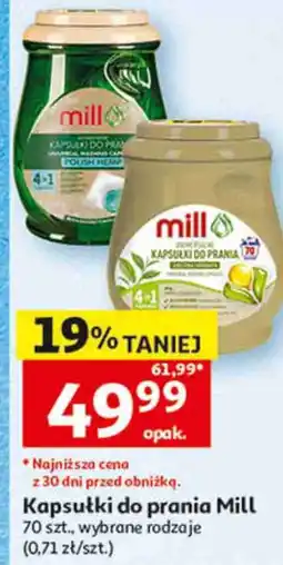 Auchan Kapsułki do prania Mill oferta