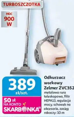 Auchan Odkurzacz workowy Zelmer ZVC352 oferta
