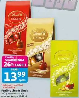 Auchan Praliny Lindor Lindt oferta