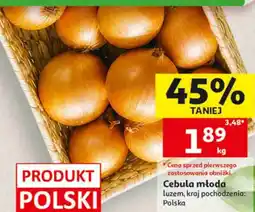 Auchan Cebula młoda oferta