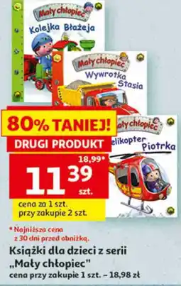 Auchan Książki dla dzieci z serii „Mały chłopiec” oferta