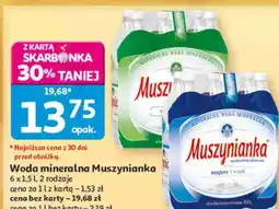 Auchan Woda mineralna Muszynianka oferta