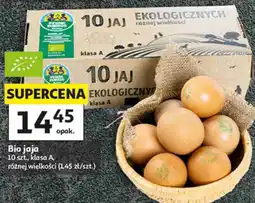 Auchan Bio jaja 10 szt. Pewni Dobrego oferta