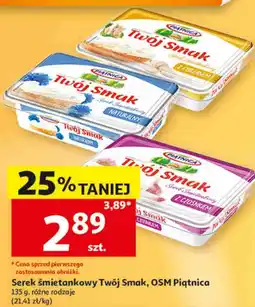 Auchan Serek śmietankowy Twój Smak, OSM Piątnica oferta
