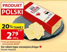 Auchan Ser edam typu szwajcarskiego, Stoisko Wagowe oferta
