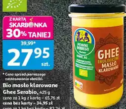 Auchan Bio masło klarowane Ghee Serabio Pewni Dobrego oferta