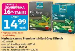 Auchan Herbata czarna Premium lub Earl Grey Dilmah oferta