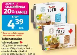 Auchan Tofu naturalne lub wędzone Auchan oferta