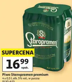 Auchan Piwo Staropramen premium oferta