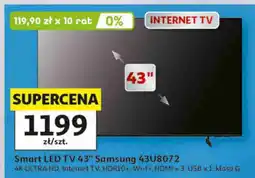 Auchan Smart LED TV 43 Samsung 43U8072 oferta