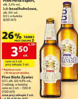 Auchan Piwo Białe Żywiec oferta