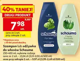 Auchan Szampon lub odżywka do włosów Schauma oferta
