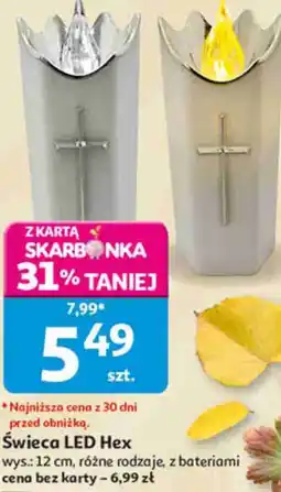 Auchan Świeca LED Hex oferta