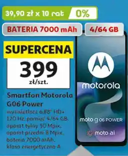 Auchan Smartfon Motorola G06 Power oferta