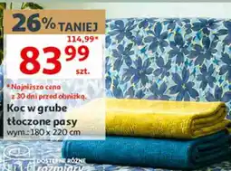 Auchan Koc w grube tłoczone pasy Actuel oferta