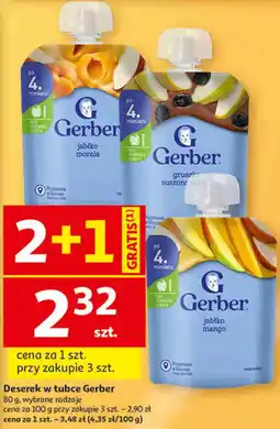 Auchan Deserek w tubce Gerber oferta